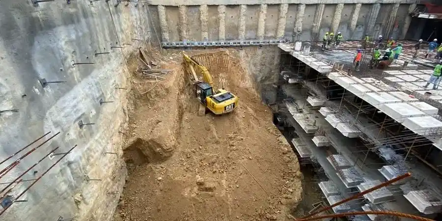Conception géotechnique des excavations profondes à Nancy